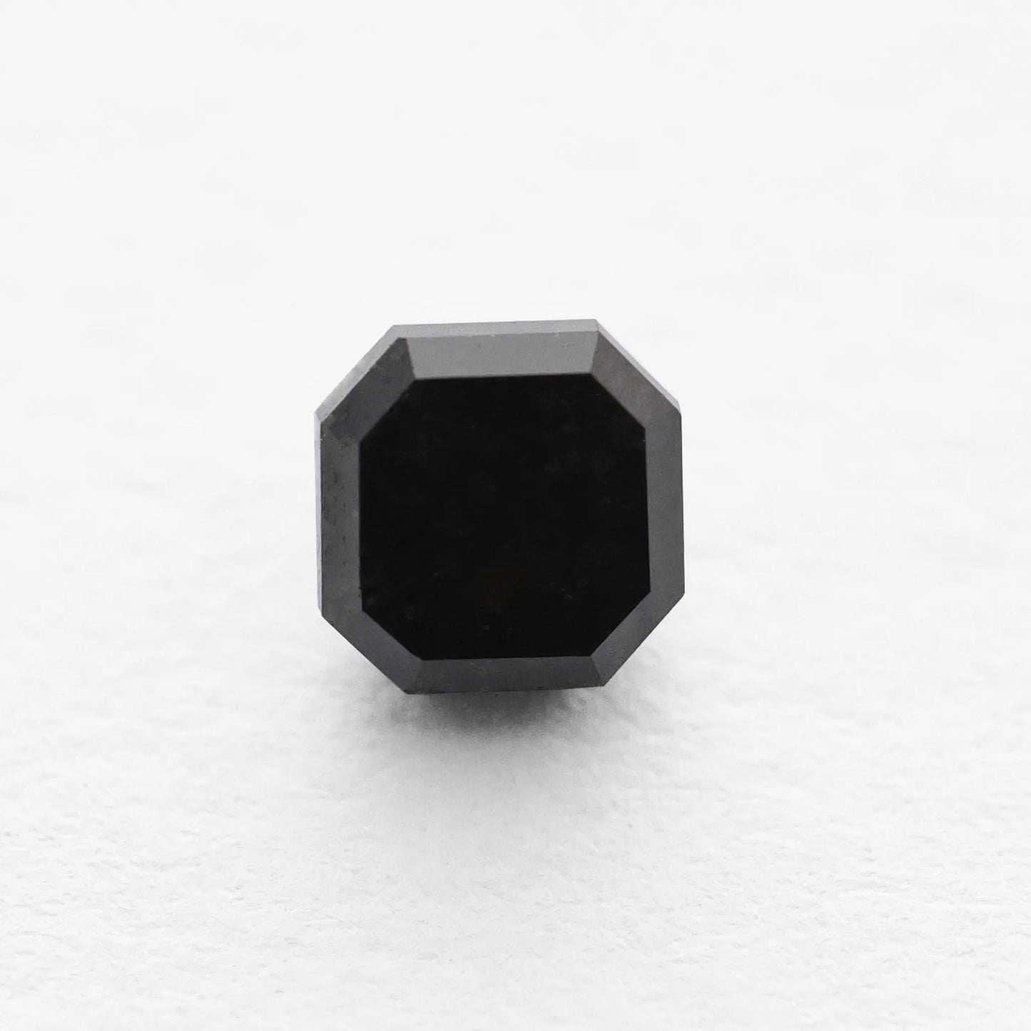 0.49 Ct Asscher Rose Cut Salt and Pepper Diamond