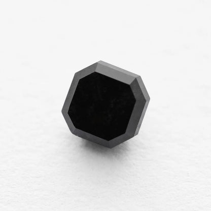 0.49 Ct Asscher Rose Cut Salt and Pepper Diamond