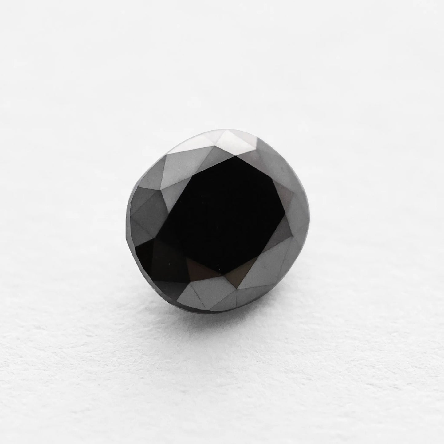 0.88 Ct Cushion Brilliant cut Salt and Pepper Diamond