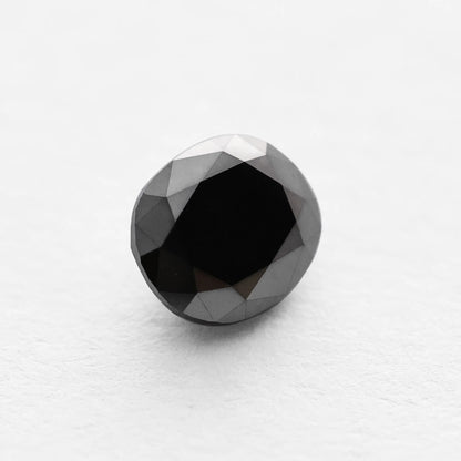 0.88 Ct Cushion Brilliant cut Salt and Pepper Diamond