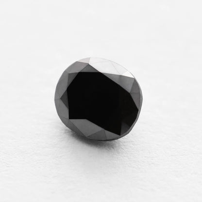 0.88 Ct Cushion Brilliant cut Salt and Pepper Diamond