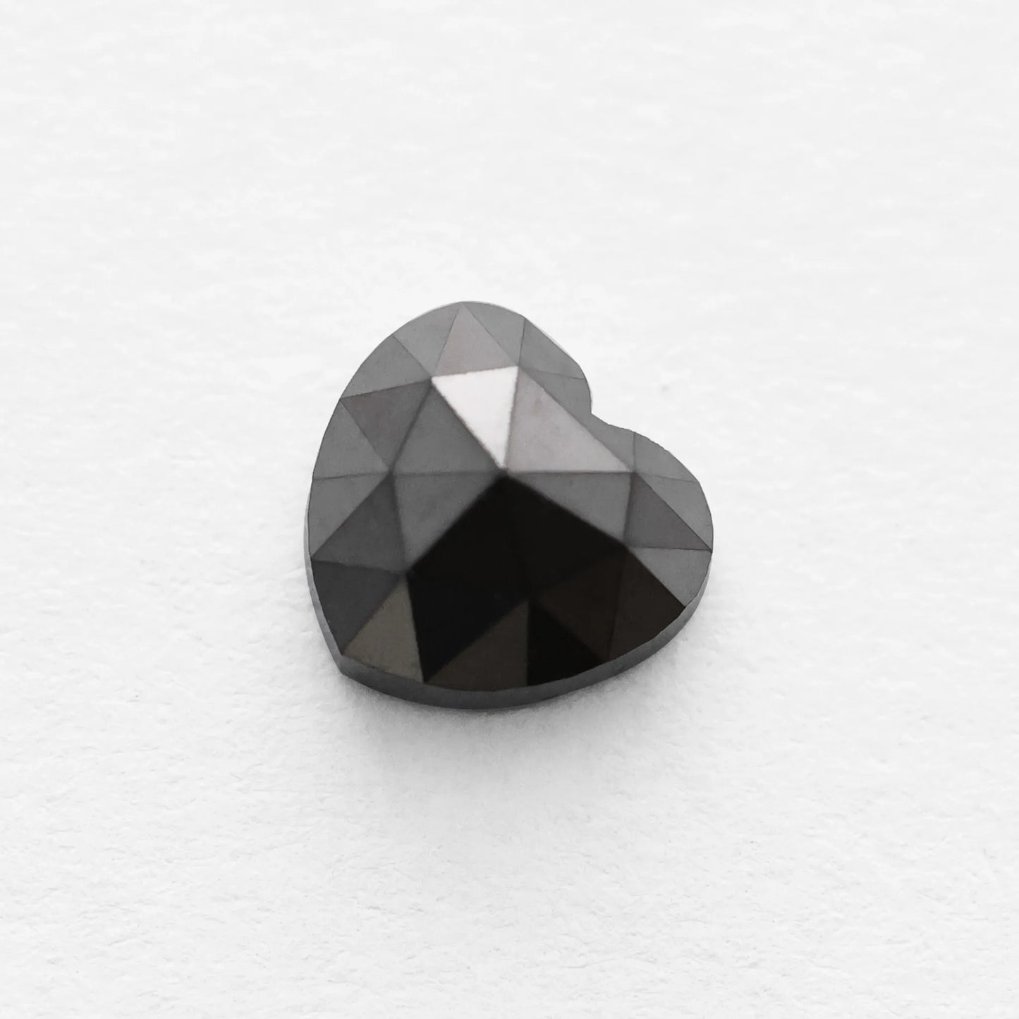 1.80 Ct Heart Brilliant Cut Salt and Pepper Diamond