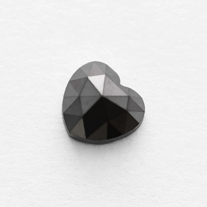1.80 Ct Heart Brilliant Cut Salt and Pepper Diamond