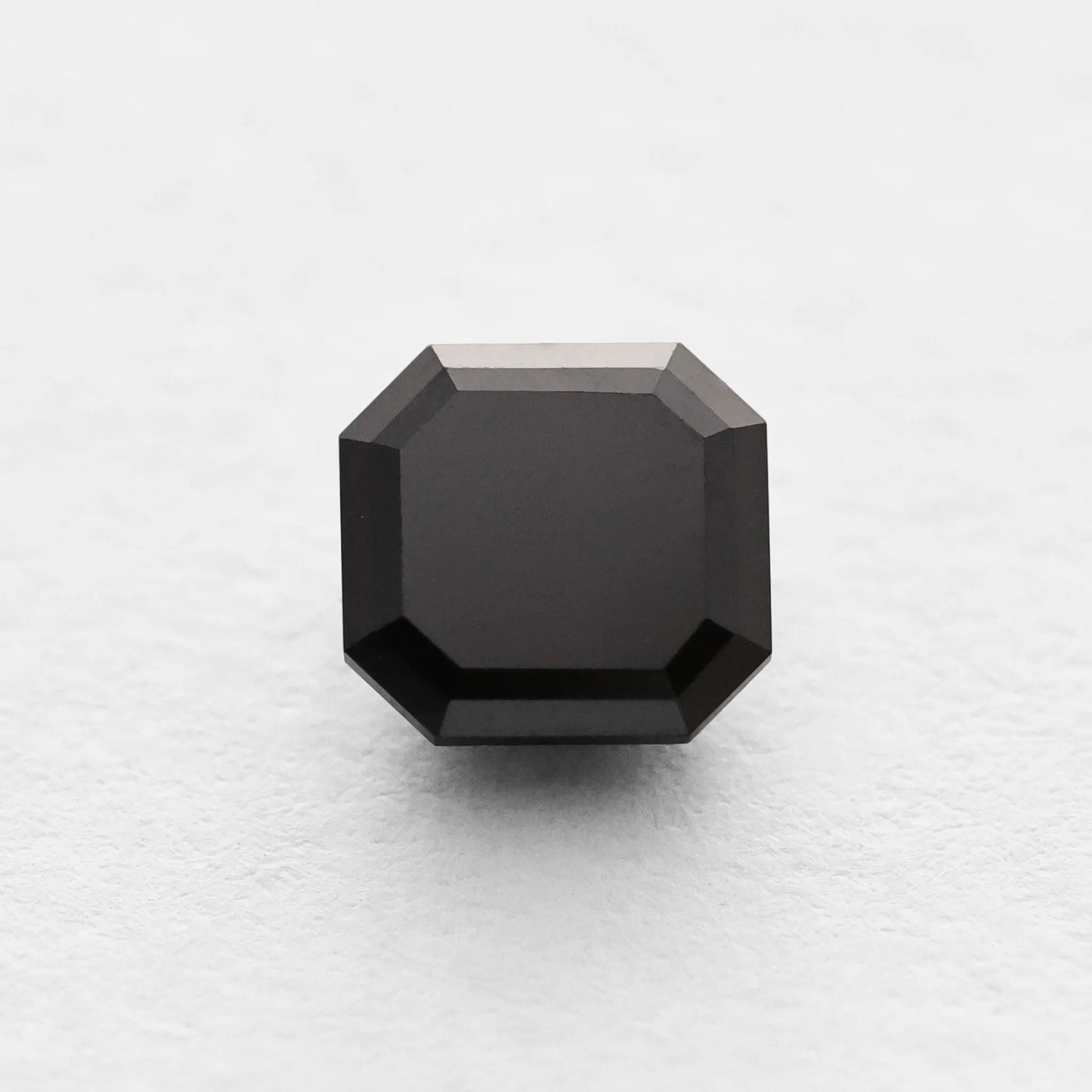 0.98 Ct Asscher Brilliant Cut Salt and Pepper Diamond