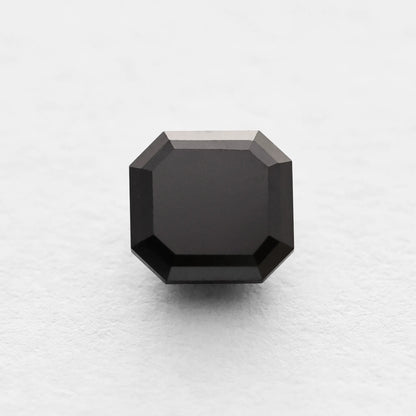 0.98 Ct Asscher Brilliant Cut Salt and Pepper Diamond