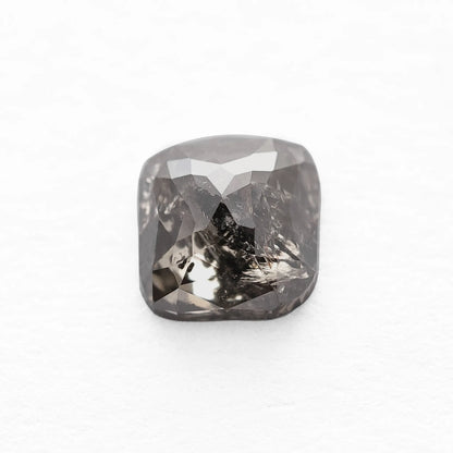 0.62 Ct Cushion Brilliant Cut Salt and Pepper Diamond