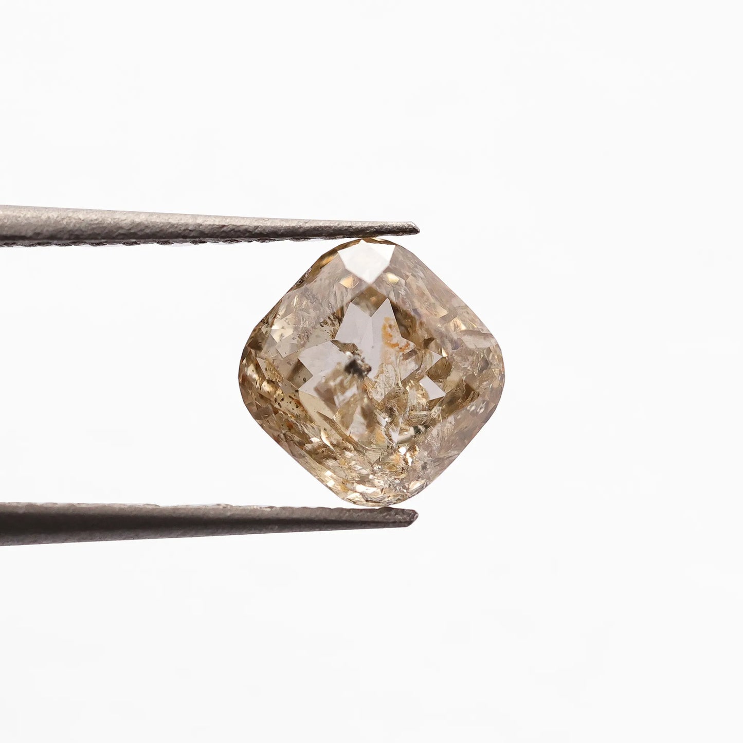 1.02 Ct Cushion Brilliant Cut Salt and Pepper Diamond