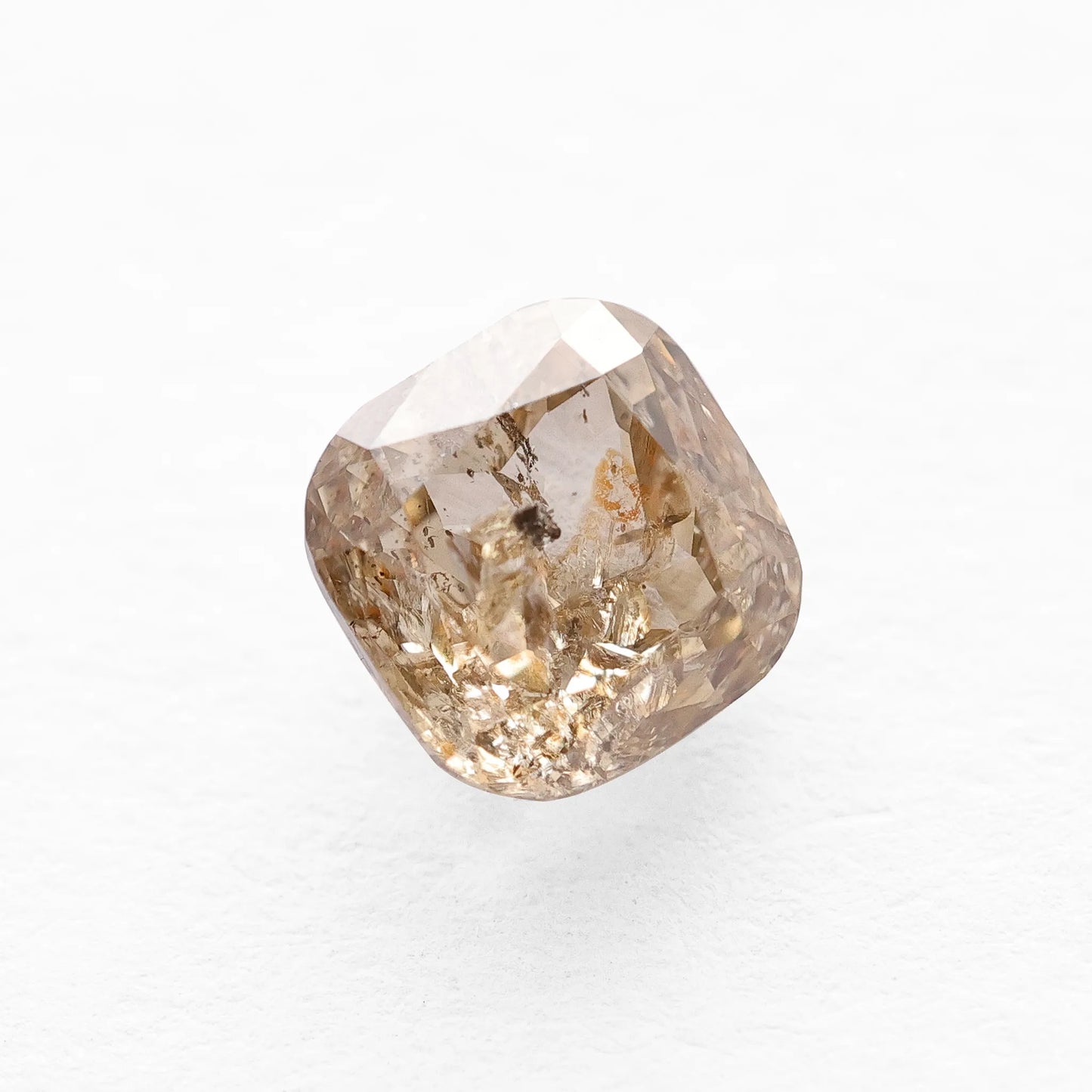 1.02 Ct Cushion Brilliant Cut Salt and Pepper Diamond