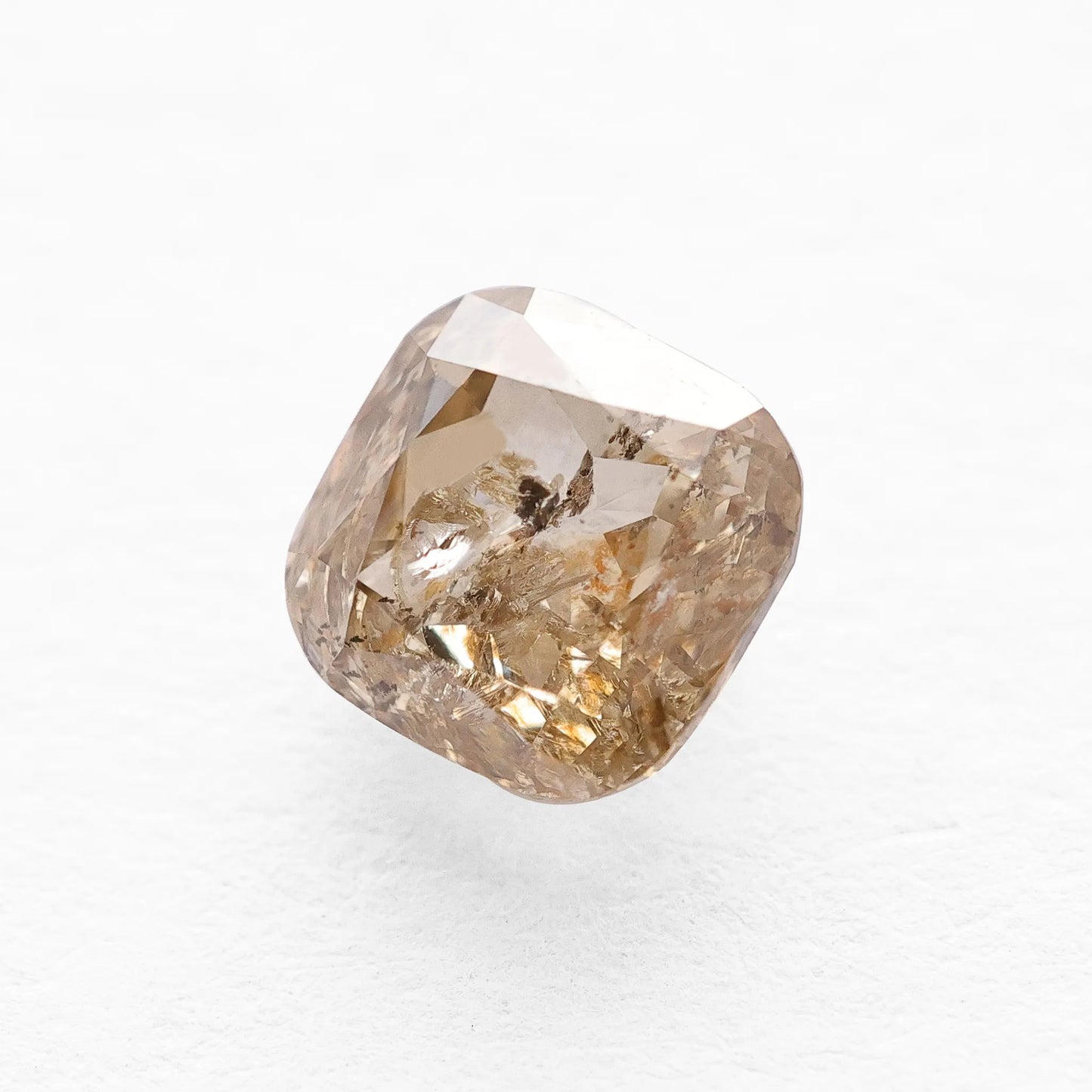 1.02 Ct Cushion Brilliant Cut Salt and Pepper Diamond