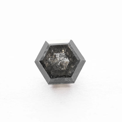 0.93 Ct Hexagon Brilliant Cut Salt and Pepper Diamond