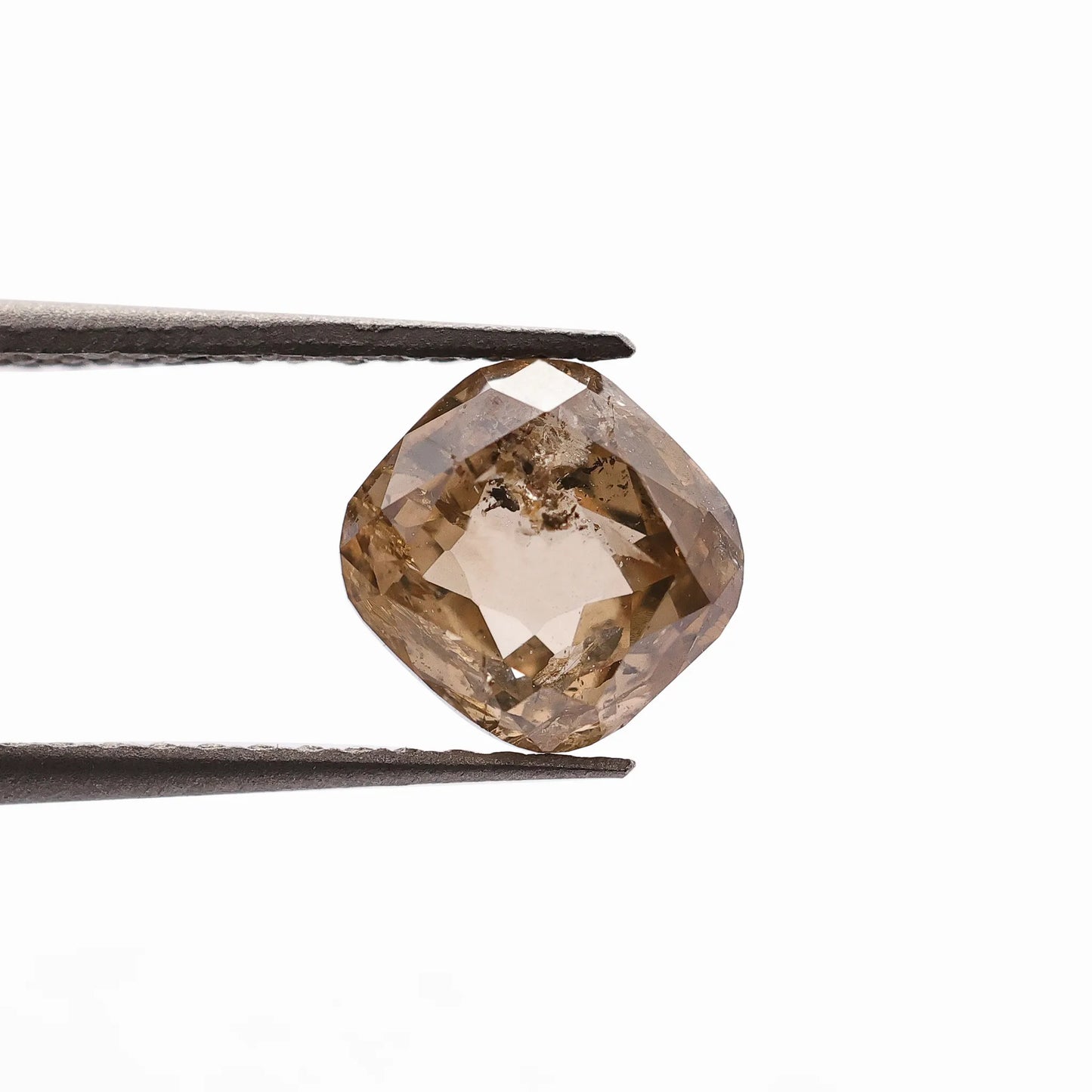 1.27 Ct Cushion Brilliant Cut Salt and Pepper Diamond