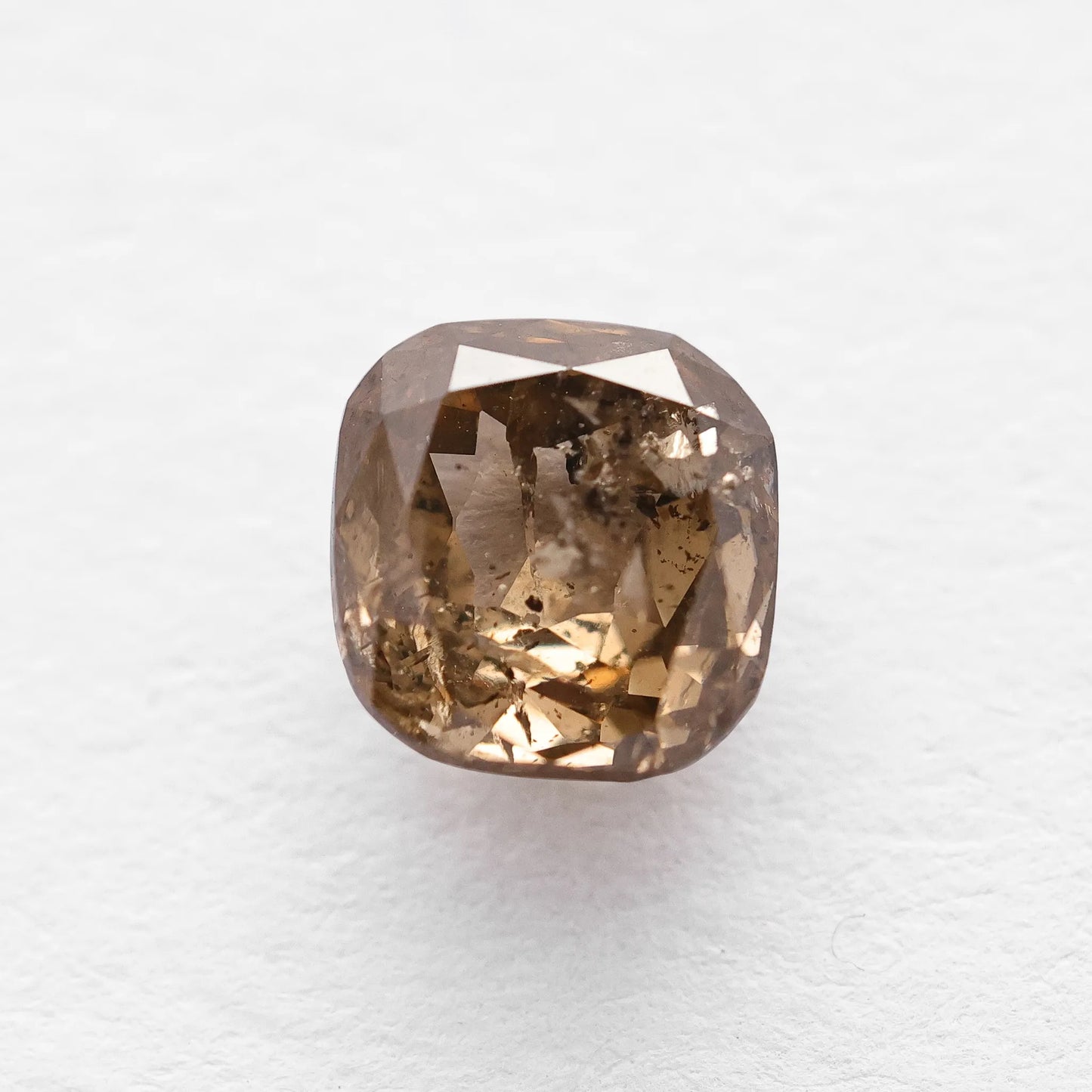 1.27 Ct Cushion Brilliant Cut Salt and Pepper Diamond