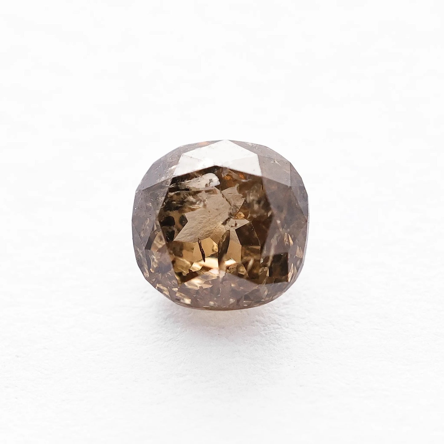 1.34 Ct Cushion Brilliant Cut Salt and Pepper Diamond