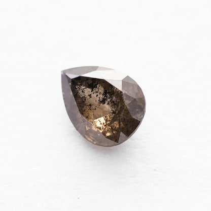 0.98 Ct Pear Brilliant Cut Salt and Pepper Diamond
