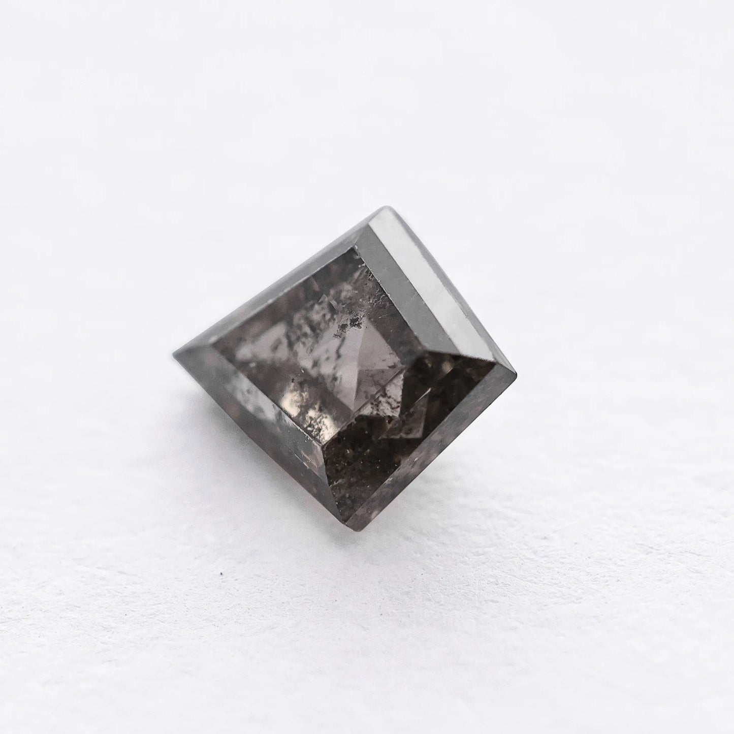 0.74 Ct Kite Brilliant Cut Salt and Pepper Diamond