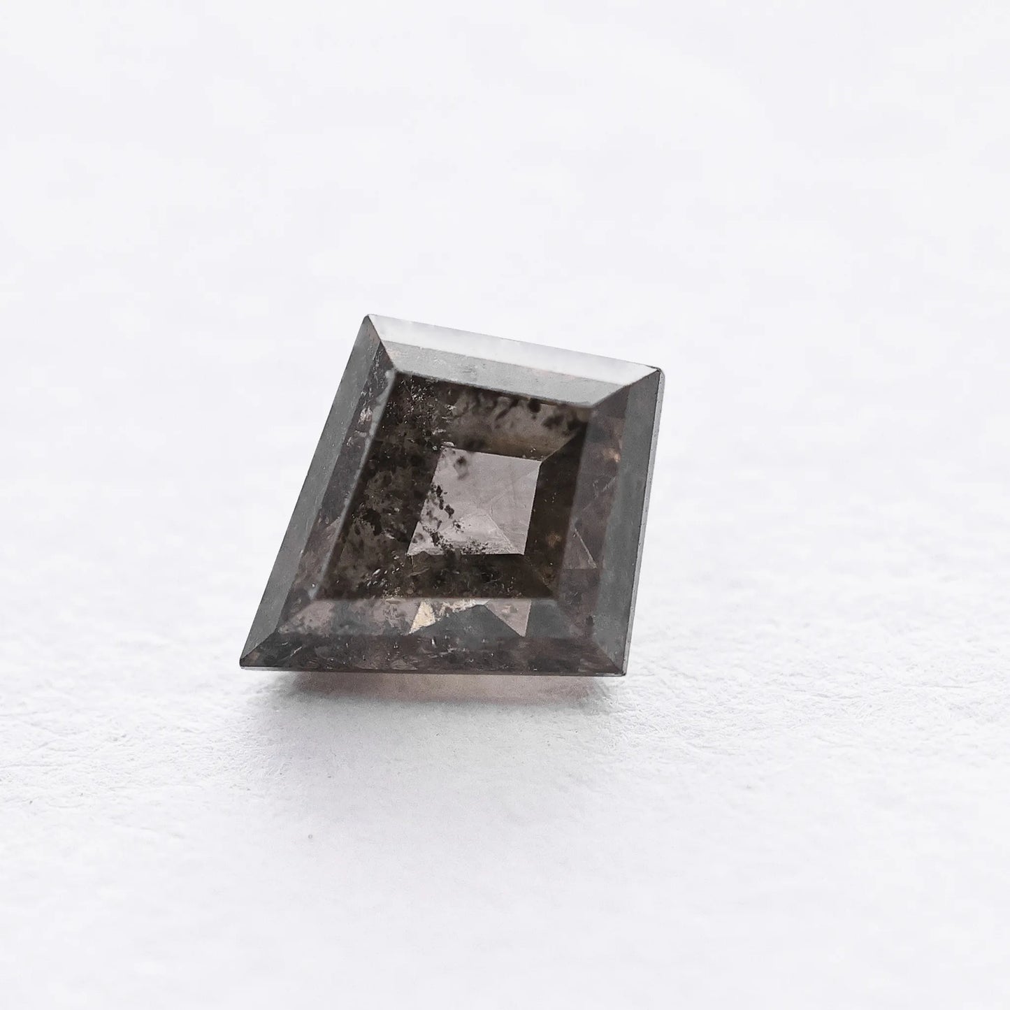 0.74 Ct Kite Brilliant Cut Salt and Pepper Diamond