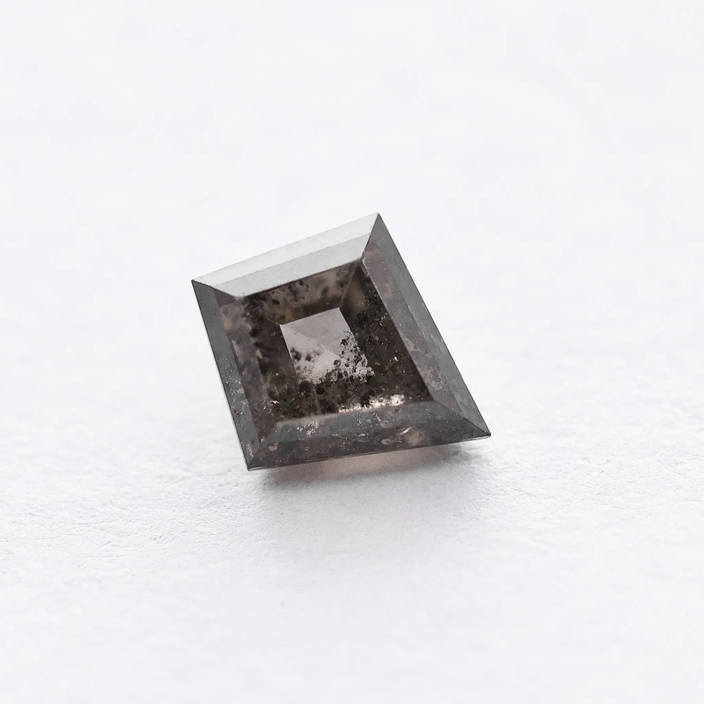 0.74 Ct Kite Brilliant Cut Salt and Pepper Diamond