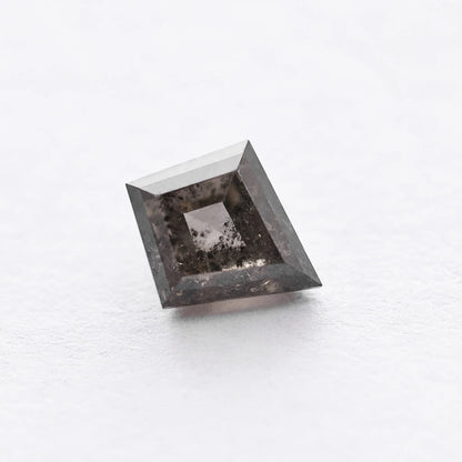 0.74 Ct Kite Brilliant Cut Salt and Pepper Diamond