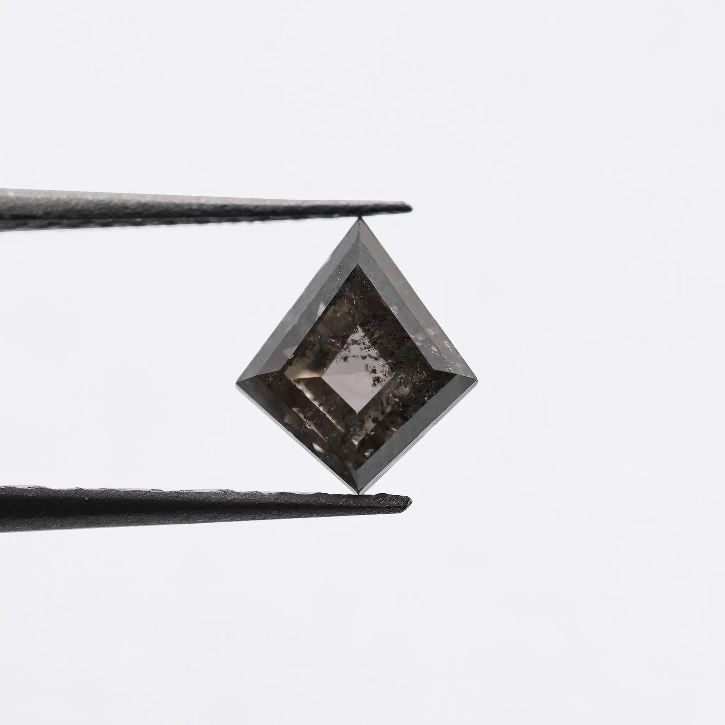 0.74 Ct Kite Brilliant Cut Salt and Pepper Diamond