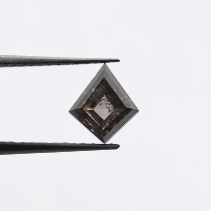 0.74 Ct Kite Brilliant Cut Salt and Pepper Diamond