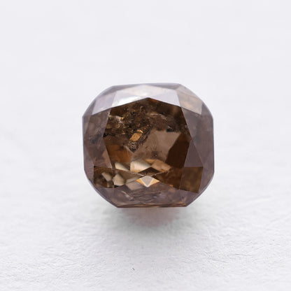 0.97 Ct Cushion Rose Cut Salt and Pepper Diamond