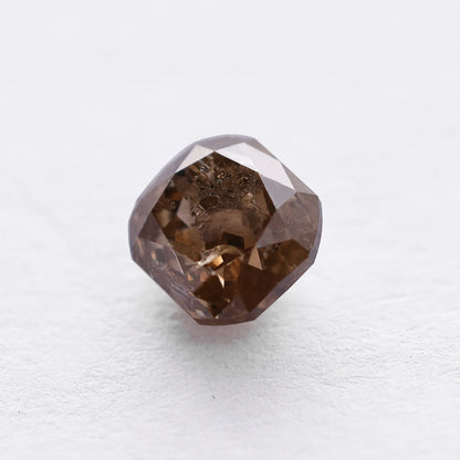 0.97 Ct Cushion Rose Cut Salt and Pepper Diamond