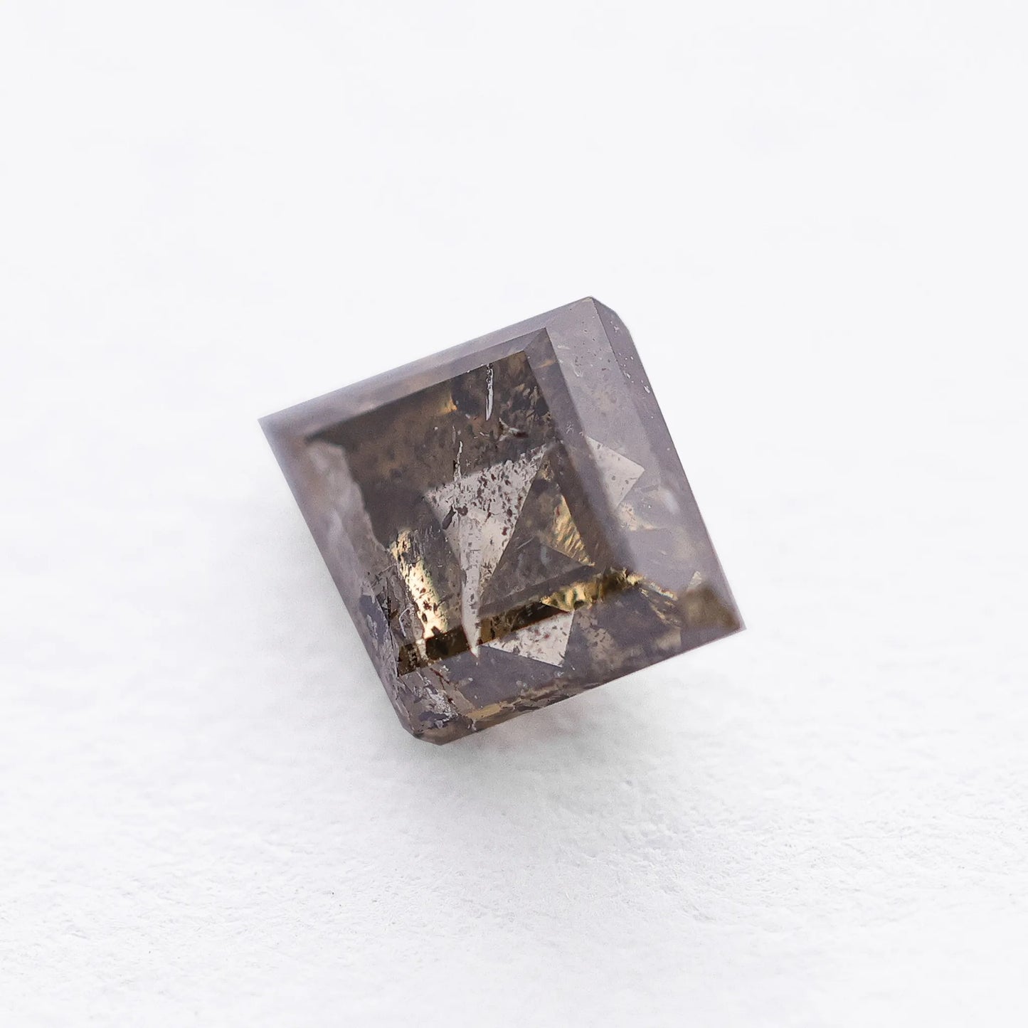 0.85 Ct Kite Brilliant Cut Salt and Pepper Diamond