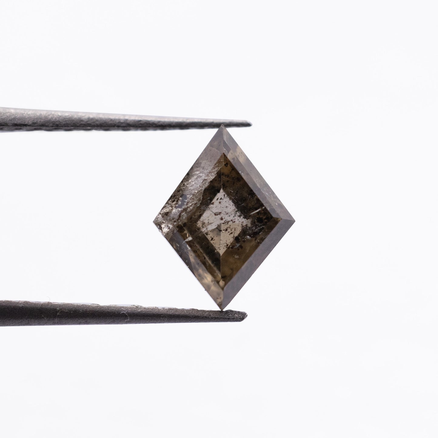0.85 Ct Kite Brilliant Cut Salt and Pepper Diamond