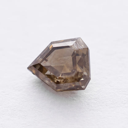 1.01 Ct Shield cut Brilliant Cut Salt and Pepper Diamond