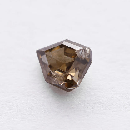 1.01 Ct Shield cut Brilliant Cut Salt and Pepper Diamond