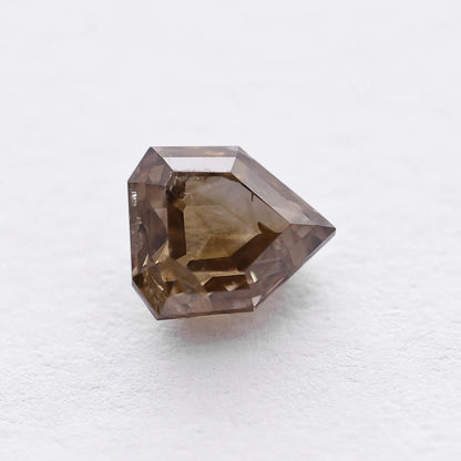 1.01 Ct Shield cut Brilliant Cut Salt and Pepper Diamond