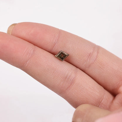 0.85 Ct Kite Brilliant Cut Salt and Pepper Diamond