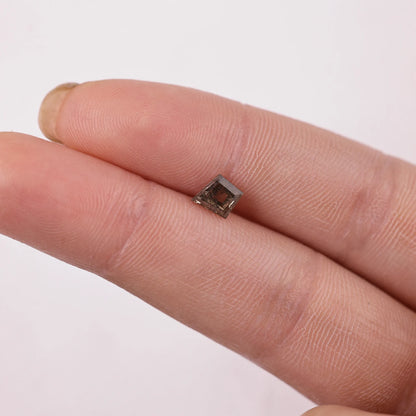 0.74 Ct Kite Brilliant Cut Salt and Pepper Diamond
