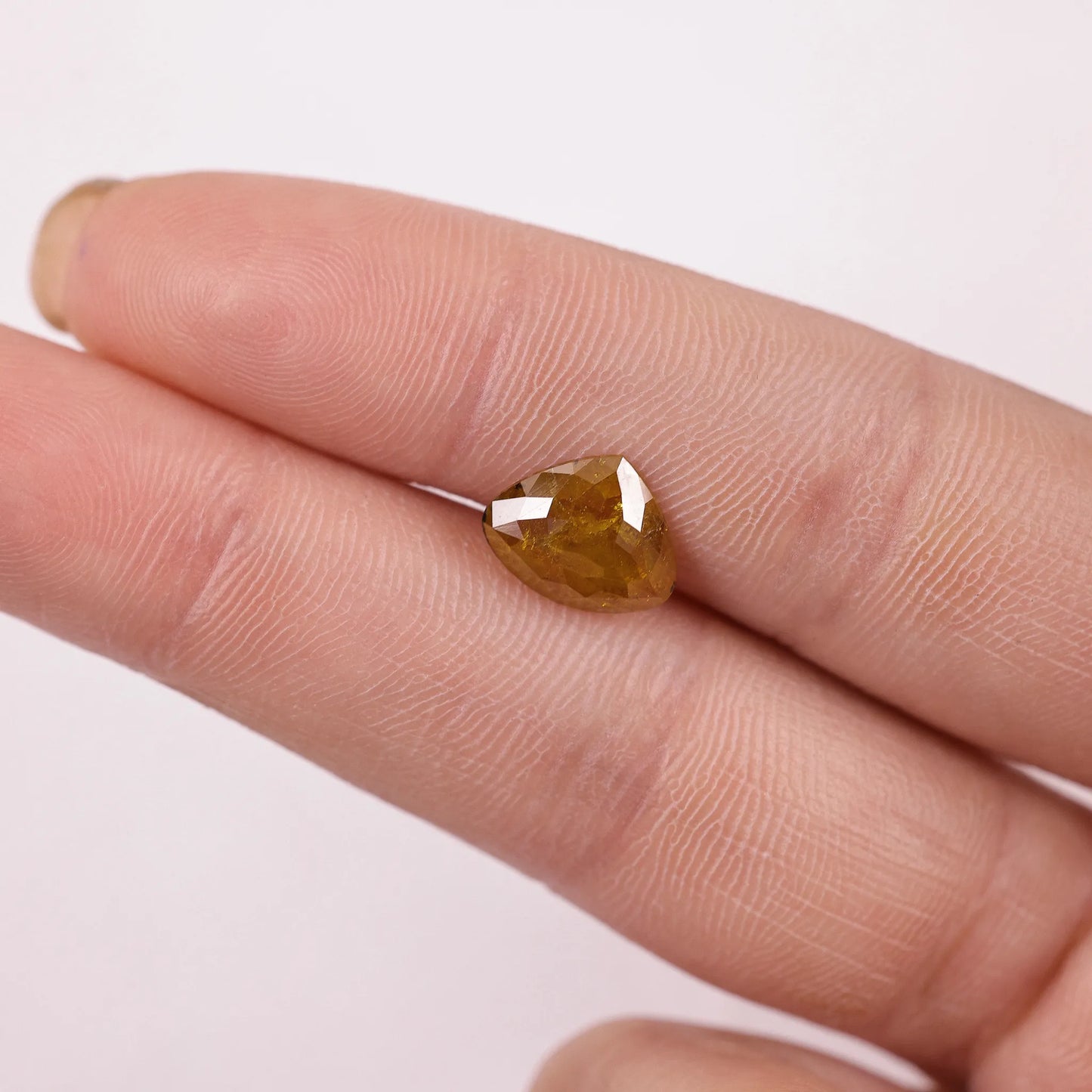 1.69 Ct Heart Brilliant Cut Salt and Pepper Diamond