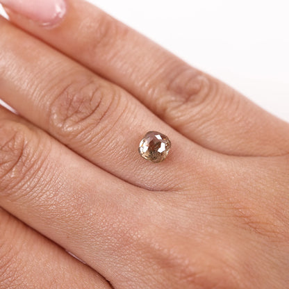 1.27 Ct Cushion Brilliant Cut Salt and Pepper Diamond
