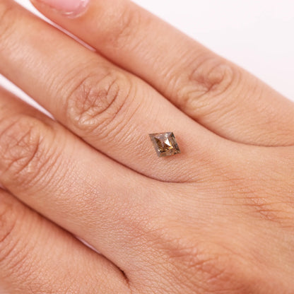 0.86 Ct Kite Brilliant Cut Salt and Pepper Diamond