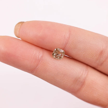 1.02 Ct Cushion Brilliant Cut Salt and Pepper Diamond