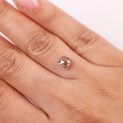 1.02 Ct Cushion Brilliant Cut Salt and Pepper Diamond