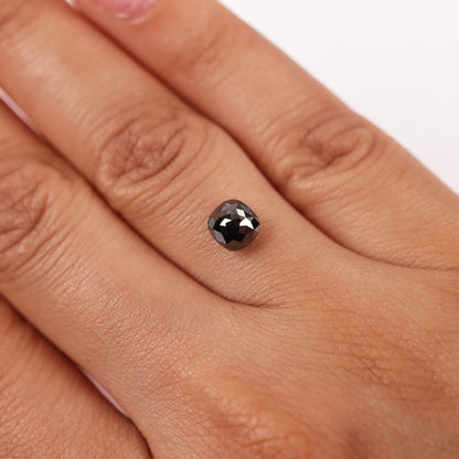 1.16 Ct Cushion Brilliant Cut Salt and Pepper Diamond