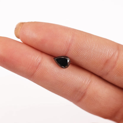 1.26 Ct Pear Brilliant Cut Salt and Pepper Diamond