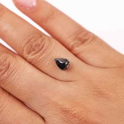 1.26 Ct Pear Brilliant Cut Salt and Pepper Diamond