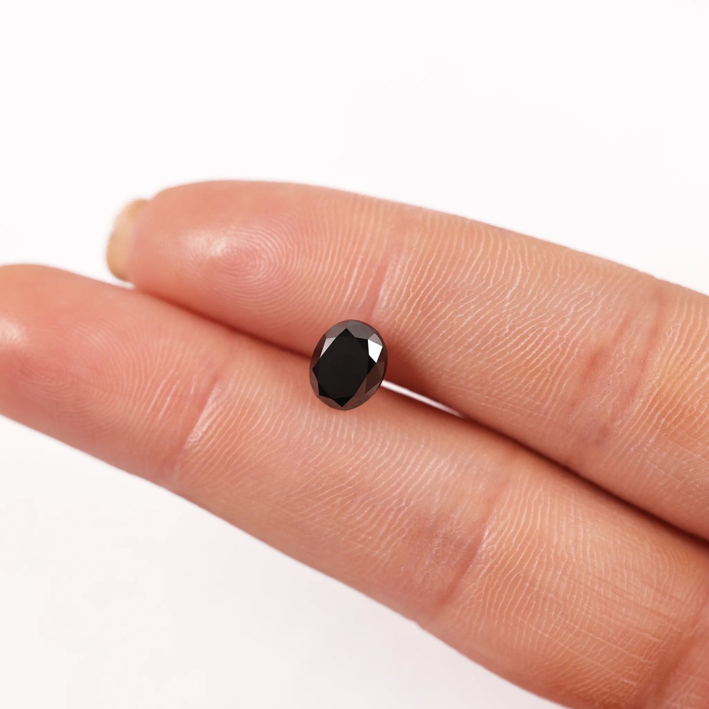 1.83 Ct Oval Brilliant Cut Salt and Pepper Diamond