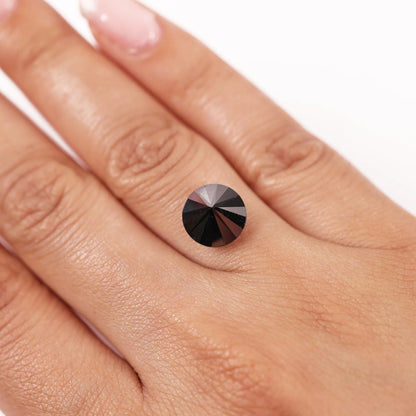 4.10 Ct Round Brilliant Cut Salt and Pepper Diamond