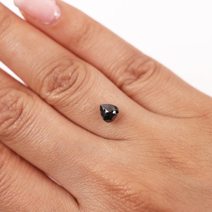 0.77 Ct Pear Brilliant Cut Salt and Pepper Diamond