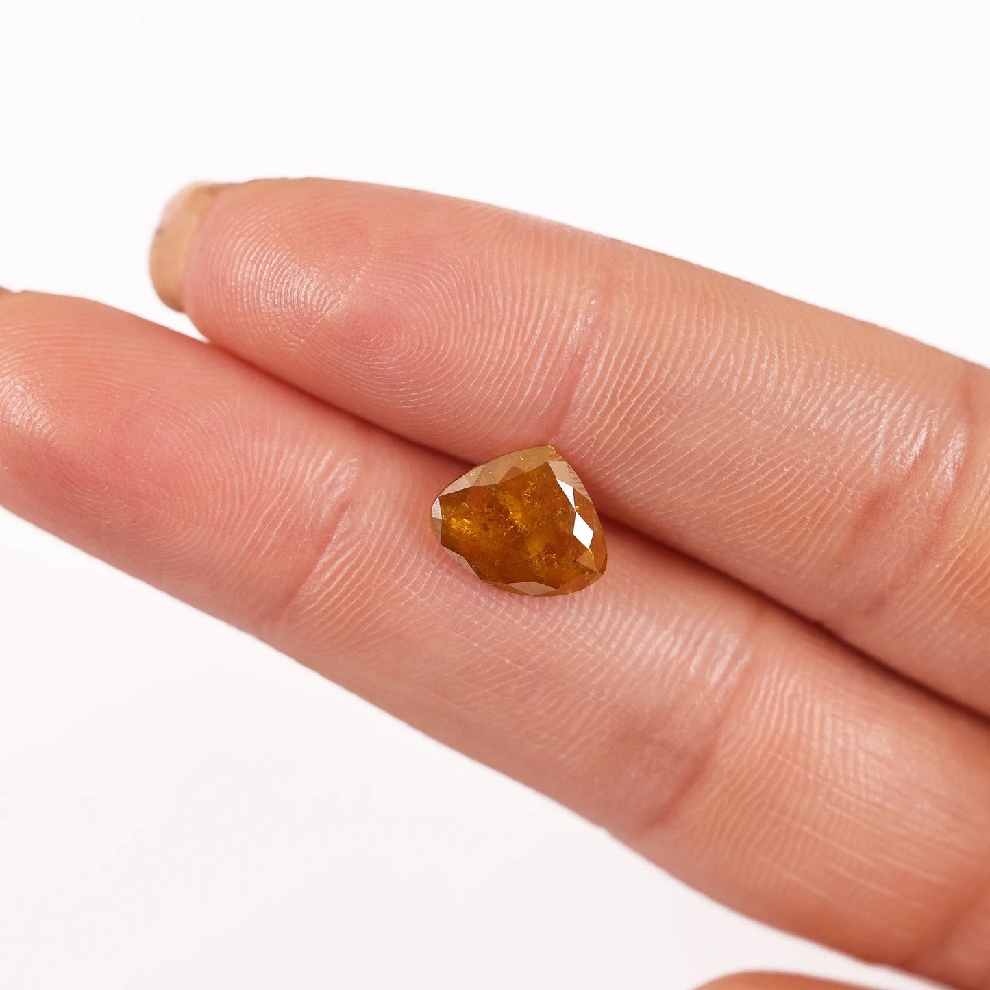 1.65 Ct Heart Brilliant Cut Salt and Pepper Diamond
