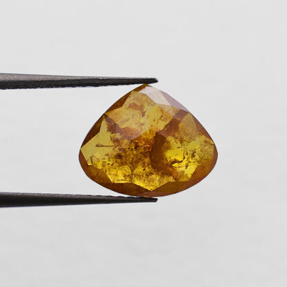 1.65 Ct Heart Brilliant Cut Salt and Pepper Diamond