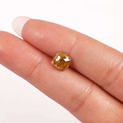 1.63 Ct Cushion Brilliant Cut Salt and Pepper Diamond