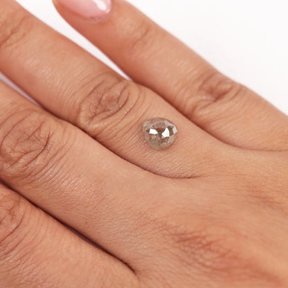 1.18 Ct Pear Brilliant Cut Salt and Pepper Diamond
