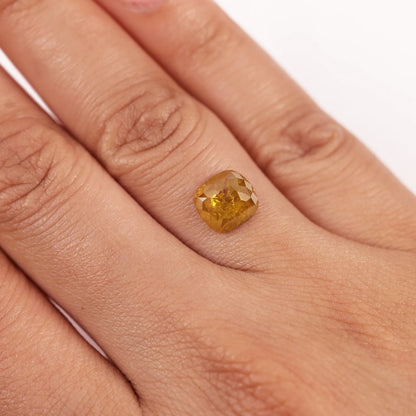 1.6 Ct Cushion Brilliant Cut Salt and Pepper Diamond