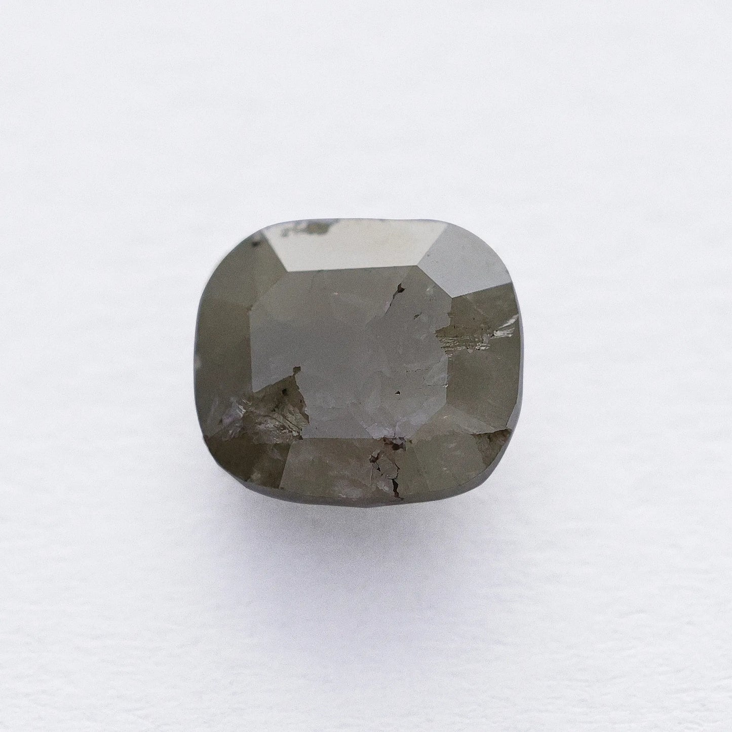 1.67 Ct Cushion Brilliant Cut Salt and Pepper Diamond